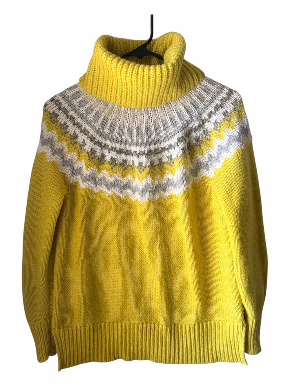 Cozy LOFT Fair Isle Turtleneck Sweater - Small